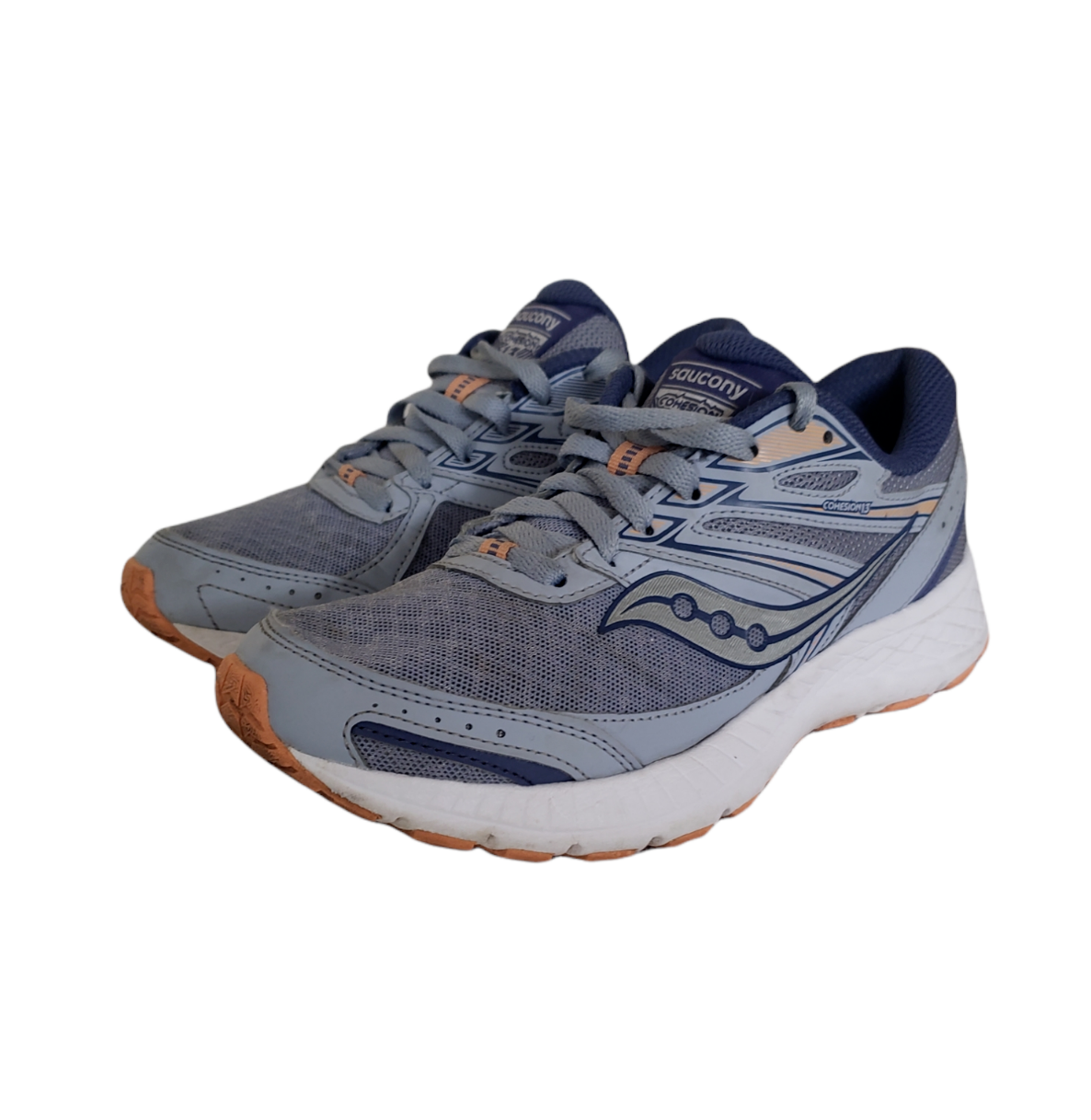 Saucony Cohesion 13 Blue Gray Running Shoes Women's Size 7
