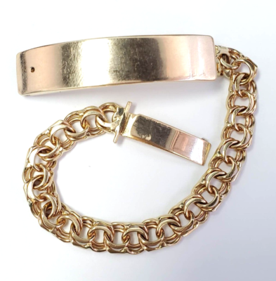 Chino link on sale bracelet with name