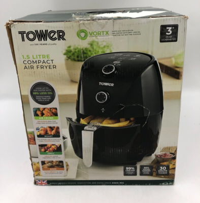 Tower Vortx Compact Air Fryer with Rapid Air Circulation 30 Minute