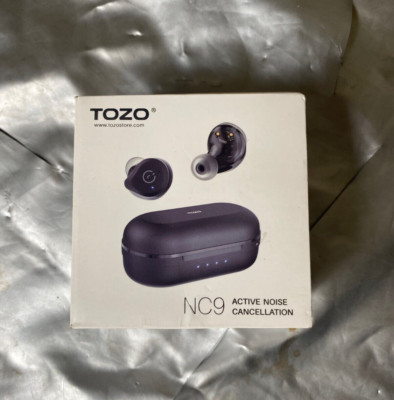 TOZO Nc9 Hybrid Active Noise Cancelling Wireless Earbuds -OPEN BOX