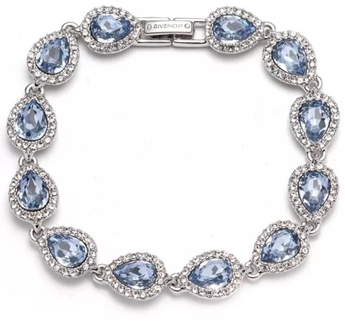 GIVENCHY インフィニティ クリスタルパヴェブレスレット Popular GIVENCHY Crystal Flex Bracelet👁️ 💎- 7.25