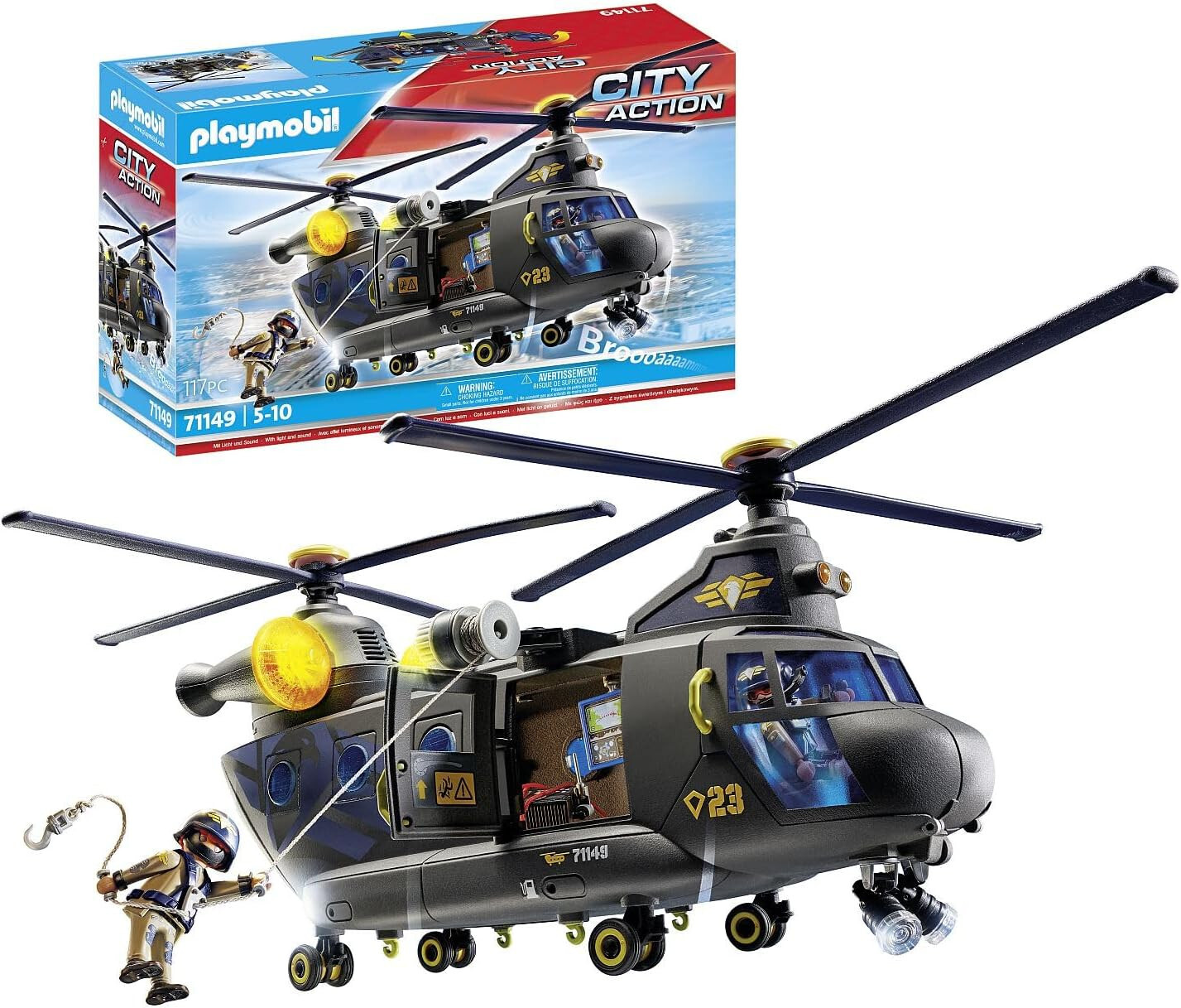 Playmobil City Action 警察 5674 NEW) Playmobil 5674 City Action Tactical Unit Police Car