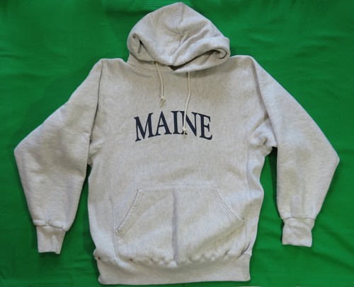 Maine Vintage Reverse Weave Hooded Sweatshirt 1990's USA