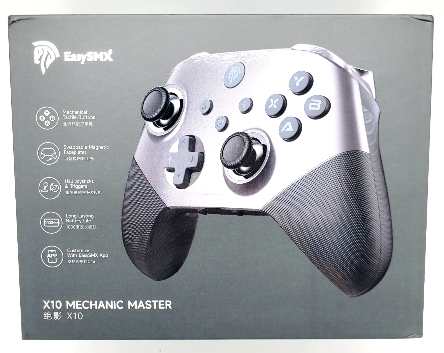 EasySNX X10 MECHANIC MASTER ワイヤレスコントローラー EasySMX® X10 PC Controller with Mechanical Buttons and Hall