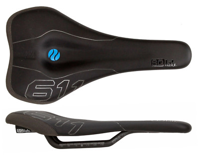 SQlab 611 Ergowave Bike Bicycle Seat Saddle 150mm Wide Black Carbon Rails