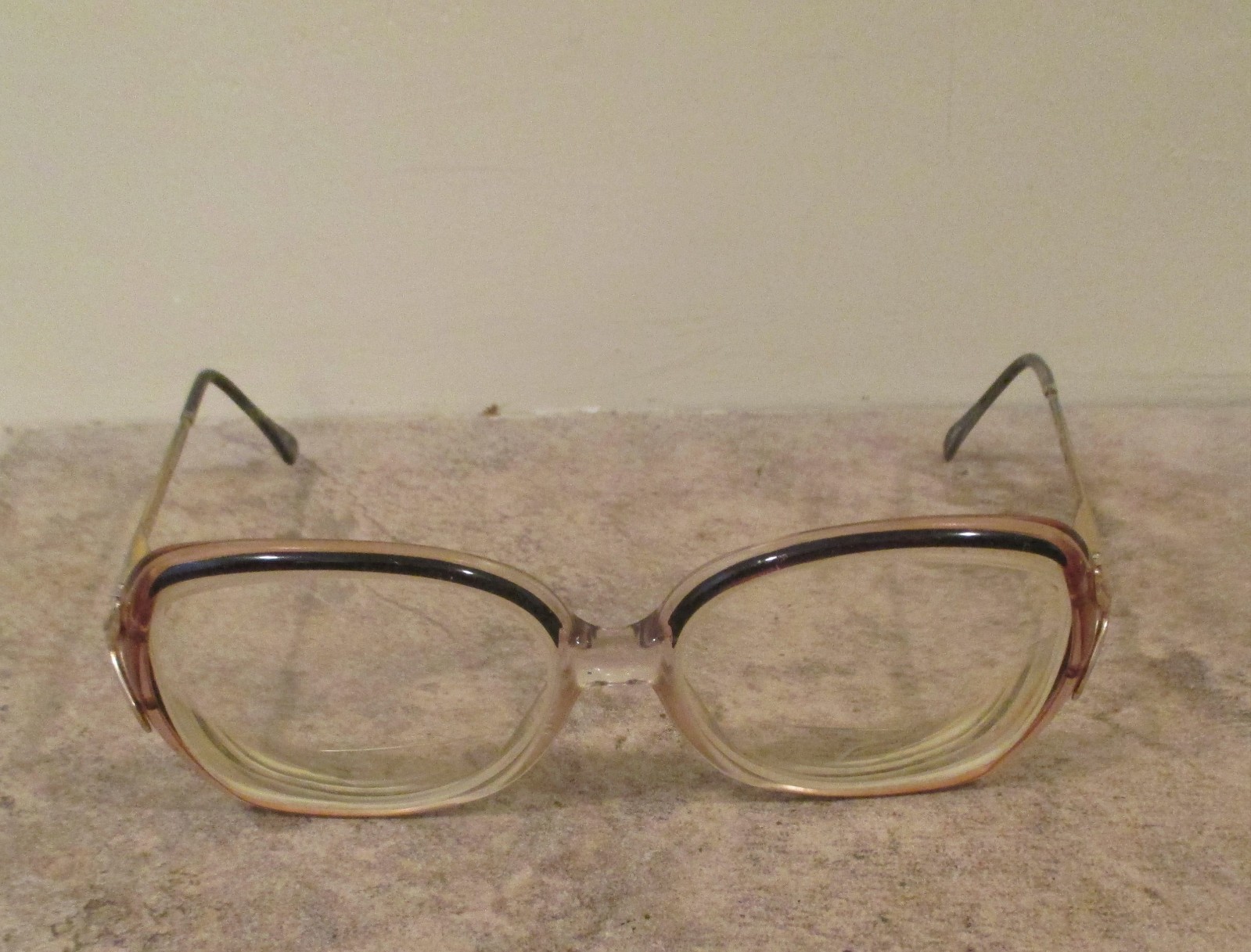 Vintage Retro 3 Pair Eyeglass Eyeglasses - Metal & Plastic Frames