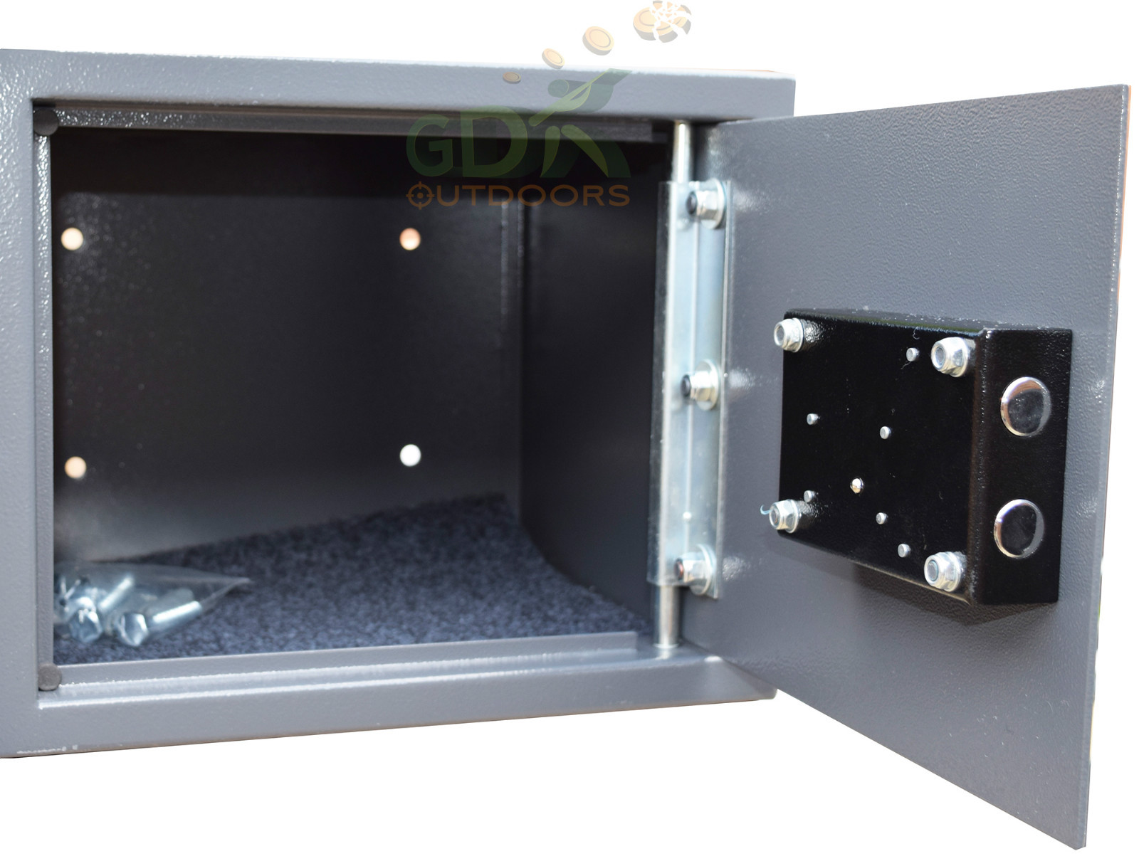 XDEEP & WIDE AMMUNITION SAFE, AMMO SAFE, GUN AMMO STORAGE, PISTOL, XD