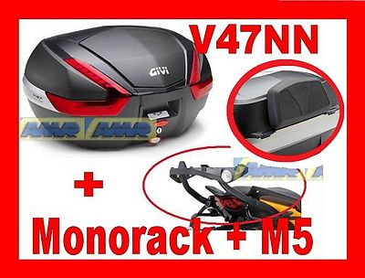 SUZUKI SV 650 SV 650 S VALIGIA BAULETTO V47NN + TELAIO 529FZ + SPALLIERA + M5