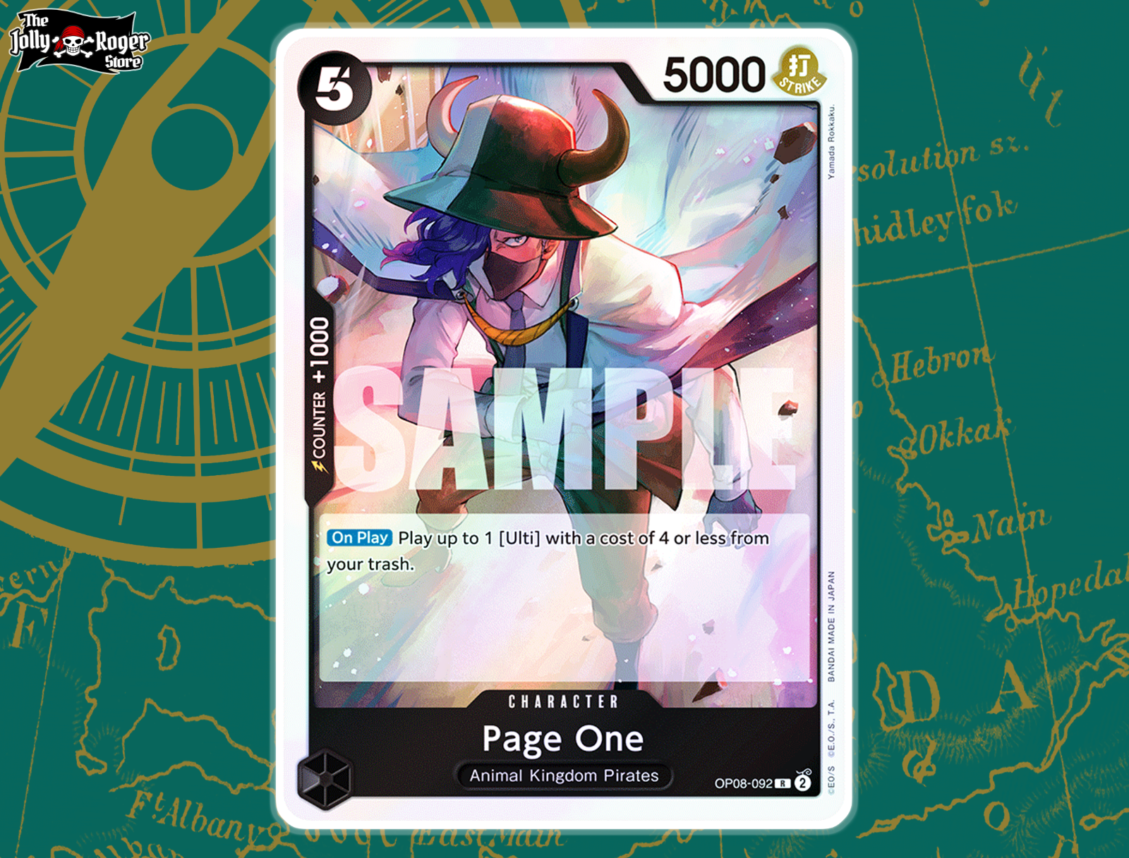 ワンピース カードゲーム ONEPIECE cardgame 8 titel One Piece Card Game King OP08-057 L Parallel Japanese Leader