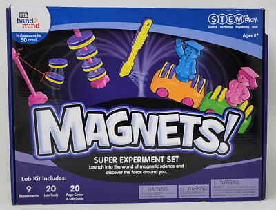 Hand2mind Magnets! Super Experiment Set ages 8+ NIB