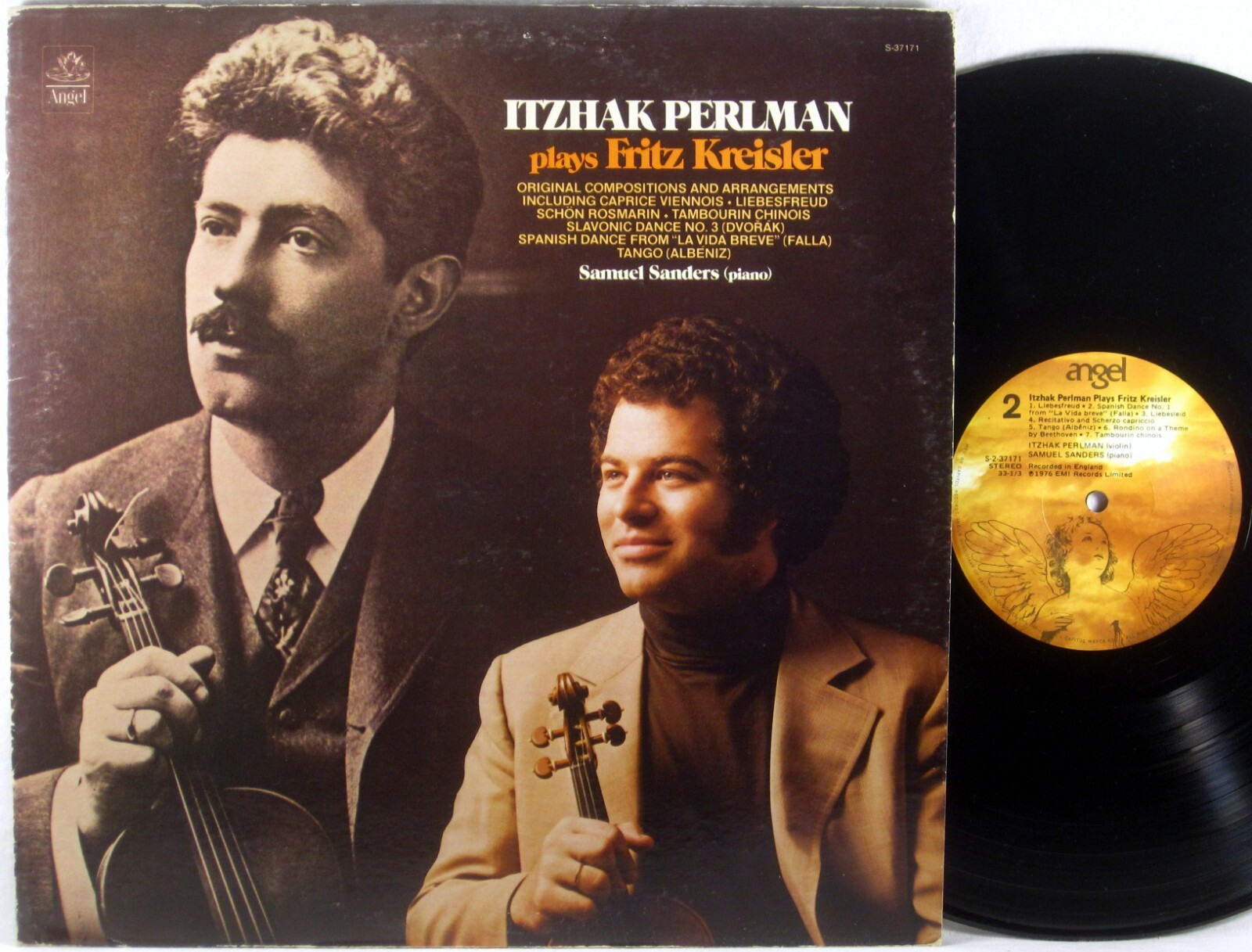ANGEL 1976 ITZHAK PERLMAN Plays Fritz Kreisler SAMUEL