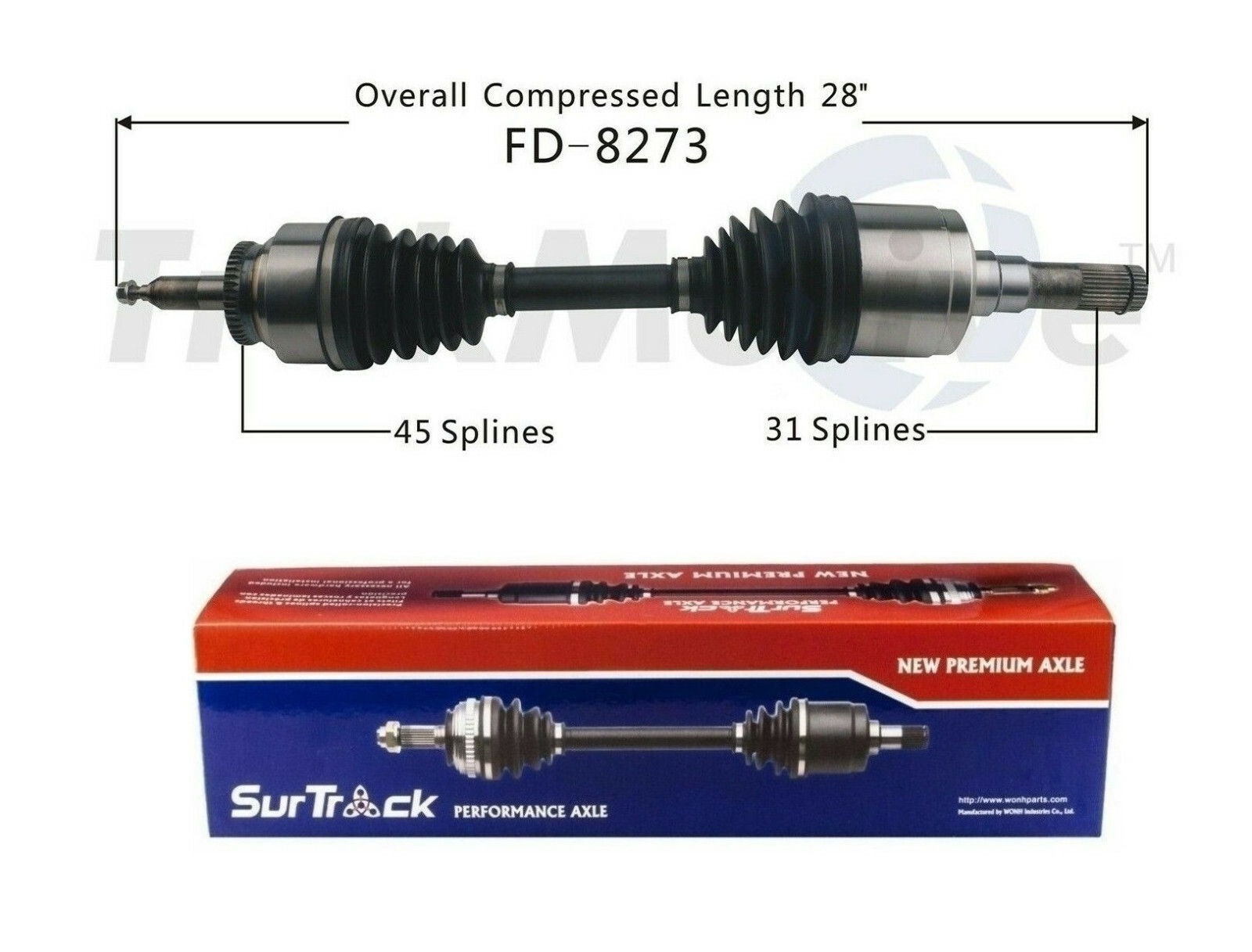For Ford F-150 10-14 SVT Raptor Front Driver Left CV Axle