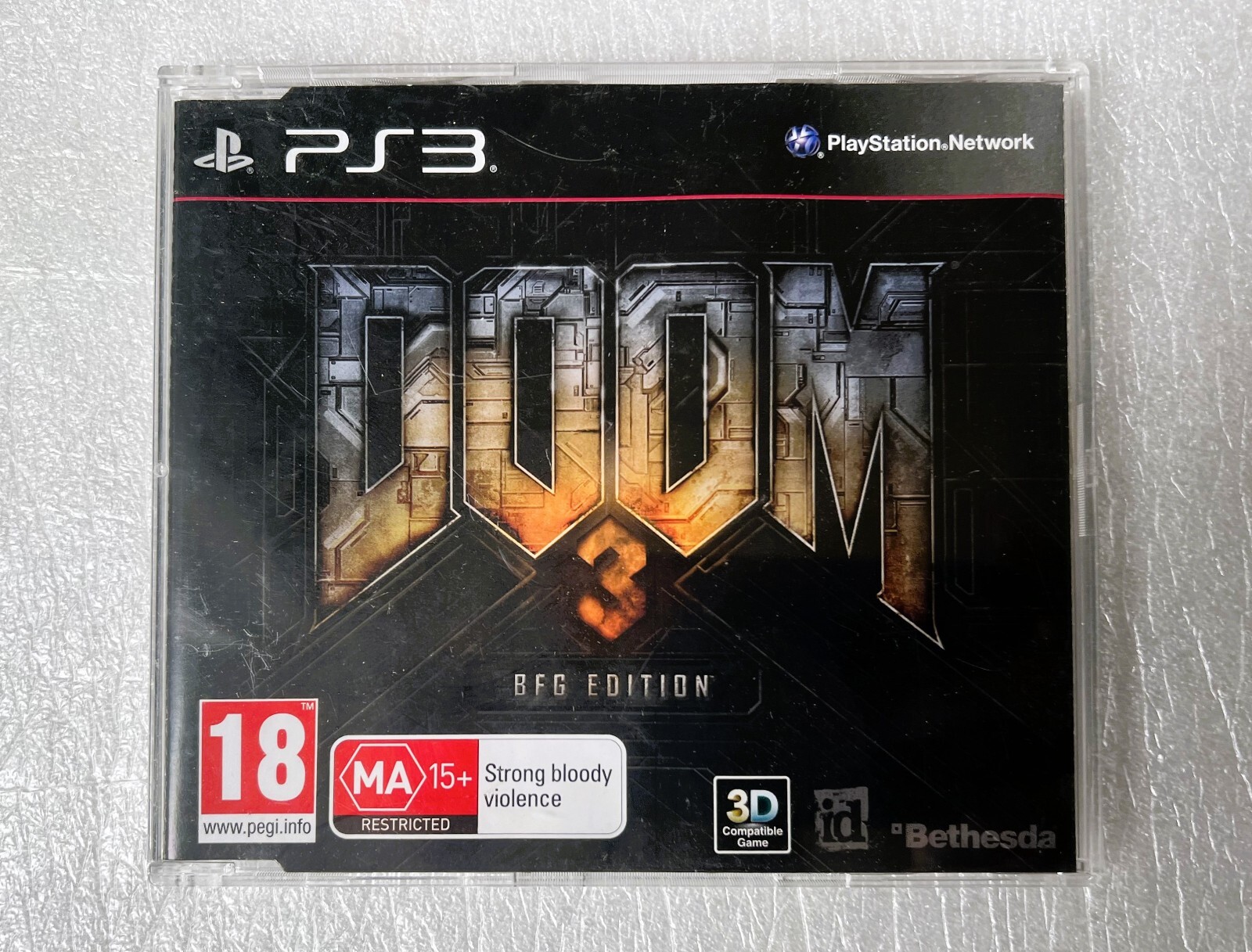 DOOM PS3 PROMO BFG Edition Rare PlayStation 3 Promotional