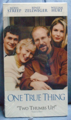 One True Thing (VHS, 1999) MERYL STREEP RENEE ZELLWEGER WILLIAM HURT NEW SEALED