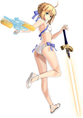 Artoria Archer V3 Fate/Grand Order Weatherproof Anime Sticker 6'' Car Decal