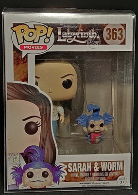 Pop! Movies Jim Henson's Labyrinth Sarah & Worm #363 Vaulted 2017 Funko Pop HTF!