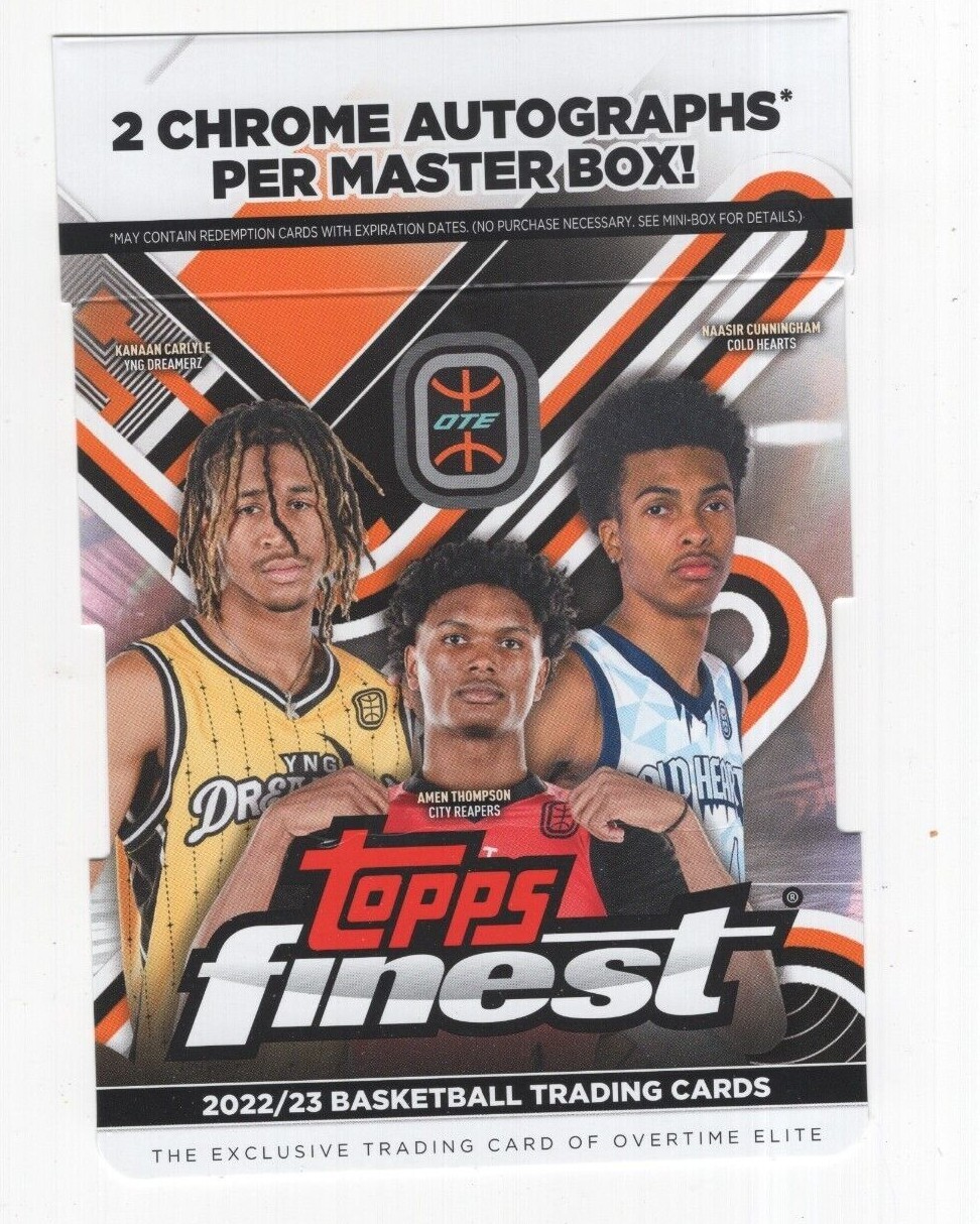 2022-23 TOPPS FINEST OTE OVERTIME ELITE BASKETBALL INSERT
