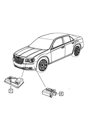 Genuine Mopar Hid Ballast Module 68137851AA