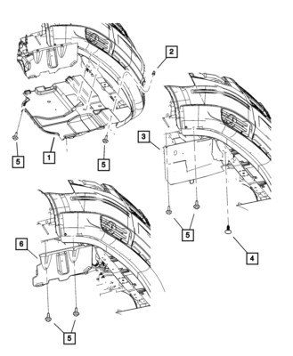 Genuine Mopar Accessory Drive Shield 5182055AB