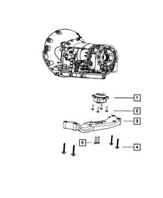 Genuine Mopar Transmission Cross-Member 4578156AG