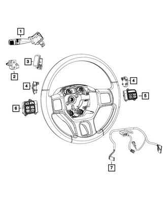 Genuine Mopar Evic Switch 56054450AA