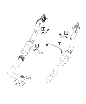 Genuine Mopar Oxygen Sensor 68291046AA