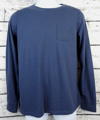 Vineyard Vines Women's Long Sleeve Pocket T-Shirt Blue Blazer Size Small - NEW