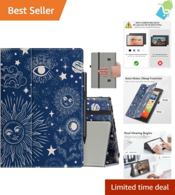 Slim Folio Stand Case for Kindle Fire HD 10 & HD 10 Plus 10.1  (2023/2021)