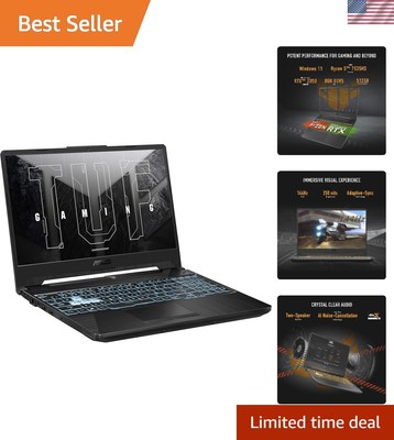 TUF Gaming A15 2024 Gaming Laptop, 15.6  FHD 144Hz Display, NVIDIA GeForce RT...