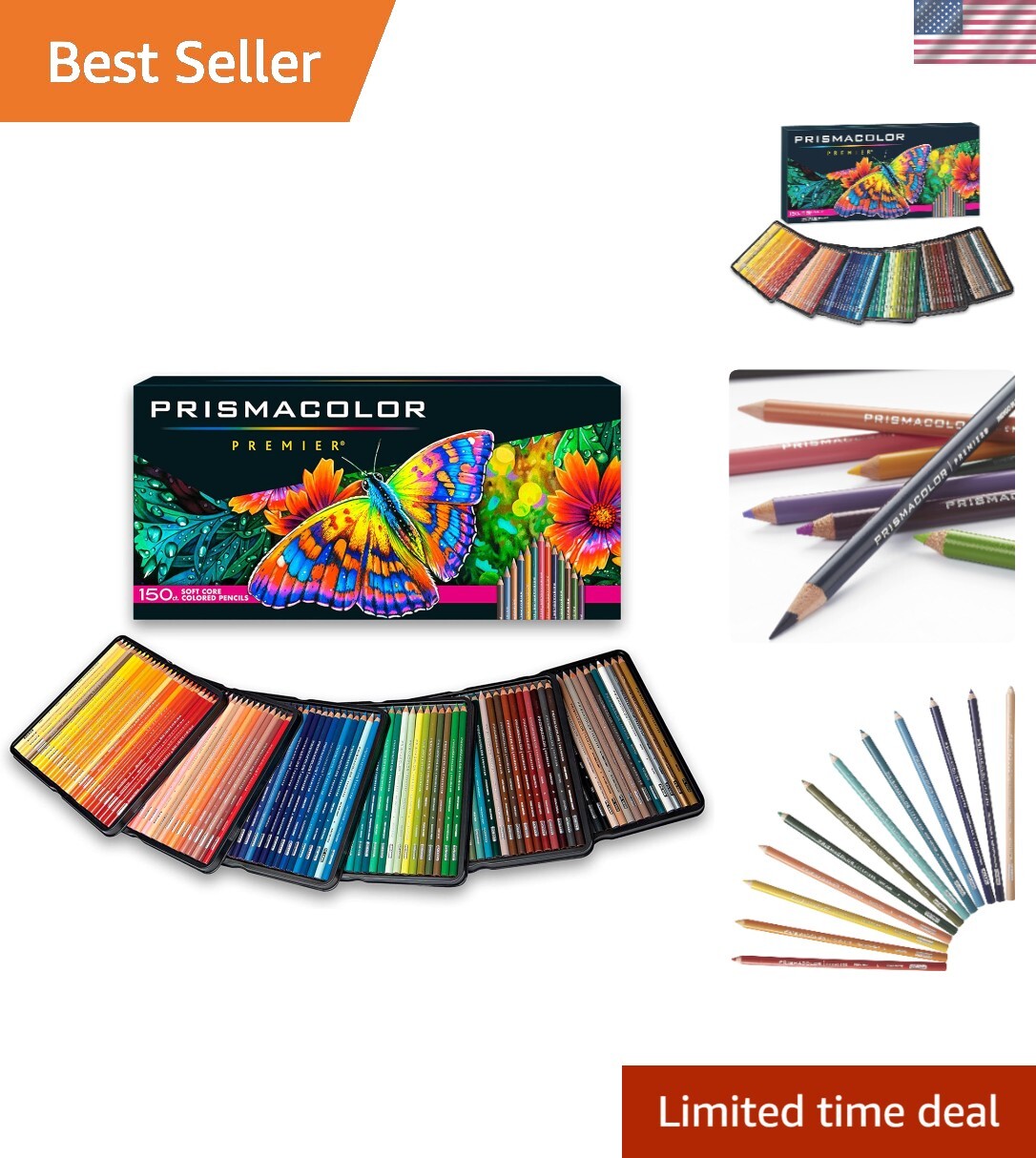 PRISMACOLOR 150色 Amazon.com: Prismacolor Premier Colored Pencils, Soft Core