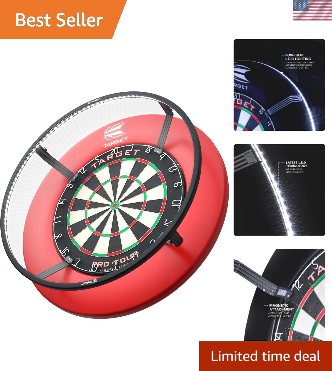 Darts Corona Vision Dartboard Lighting System | eBay