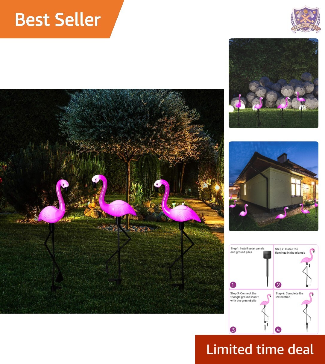 - Weatherproof Garden Decor - Set Of 3