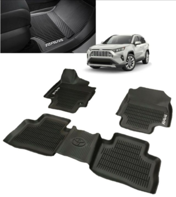2019 2023 Toyota Rav4 Genuine OEM All Weather Floor Liners Black