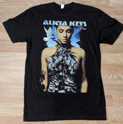 Alicia Keys Freedom Tour 2010 T-Shirt Sz. Medium The Element of Freedom NWOT