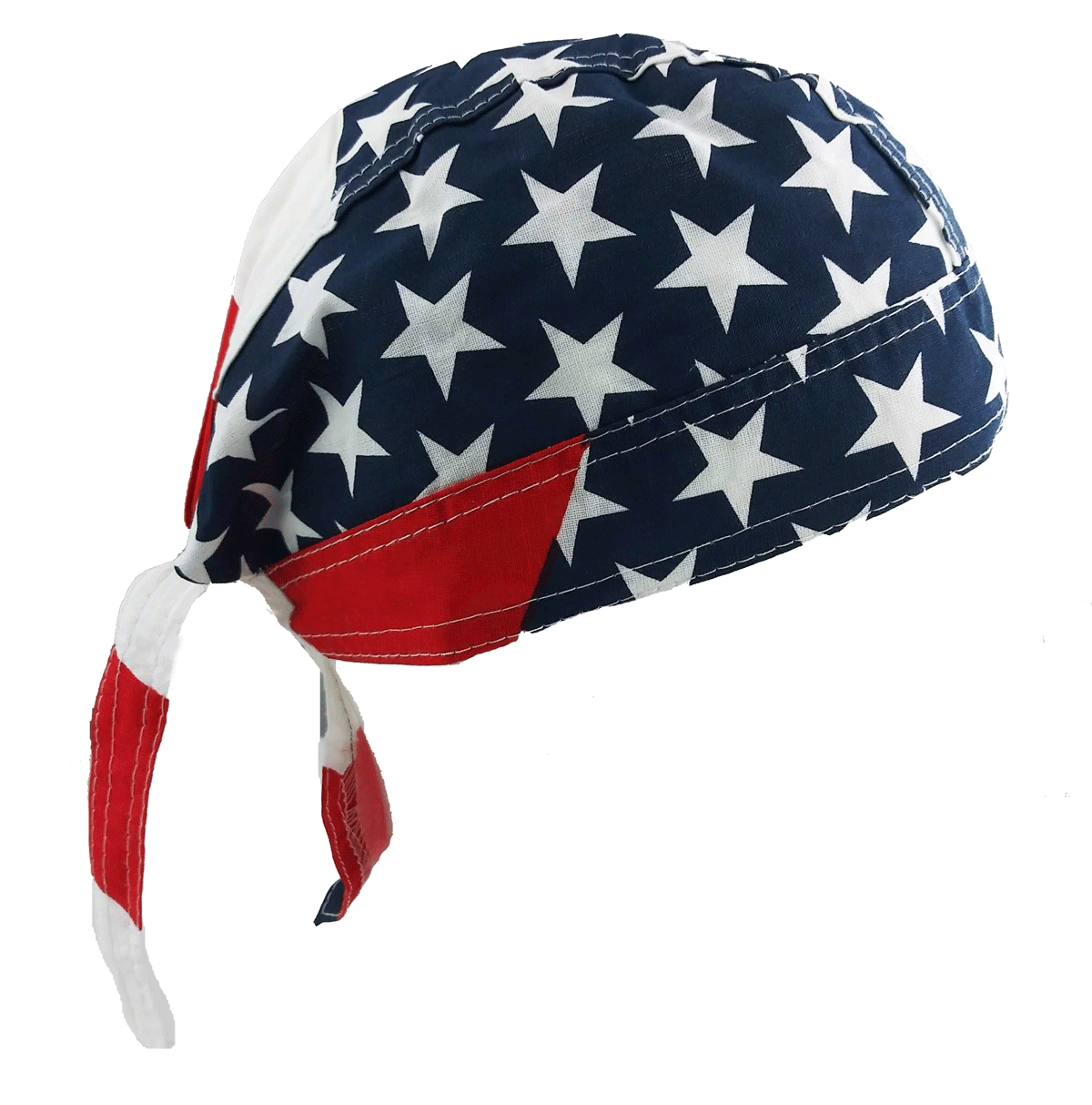 Pattern:American Flag- Premium Hav-A-Danna:1pc Skull Cap Do Rag Cotton Bandana Head Wrap Biker Motorcycle Doo Dew Black Hat