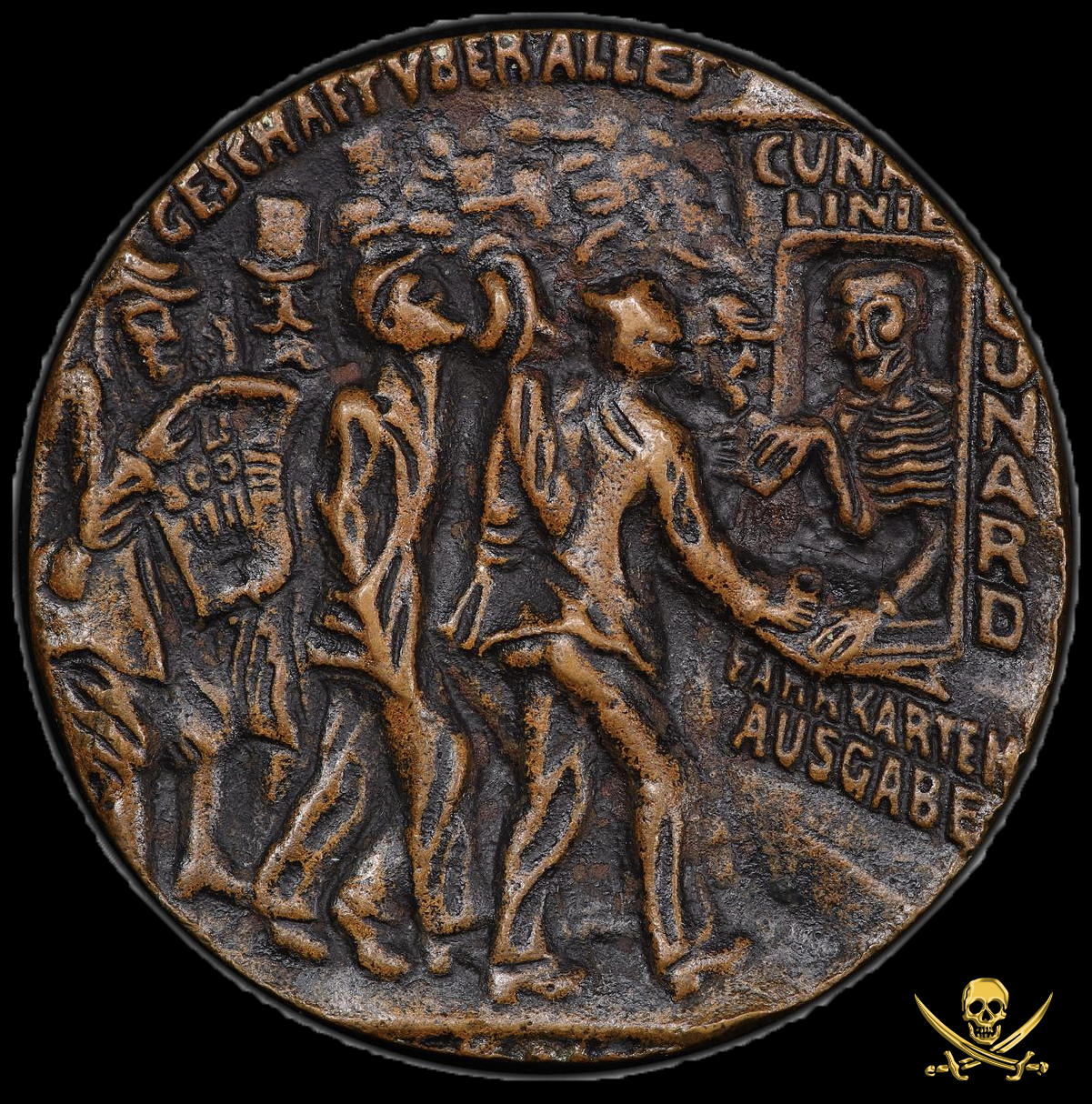 DEATH SELLING TICKETS GREAT BRITAIN SINKING LUSITANIA SKELETON MEDAL GERMANY | eBay DEATH SELLING TICKETS GREAT BRITAIN SINKING LUSITANIA SKELETON MEDAL GERMANY | eBay