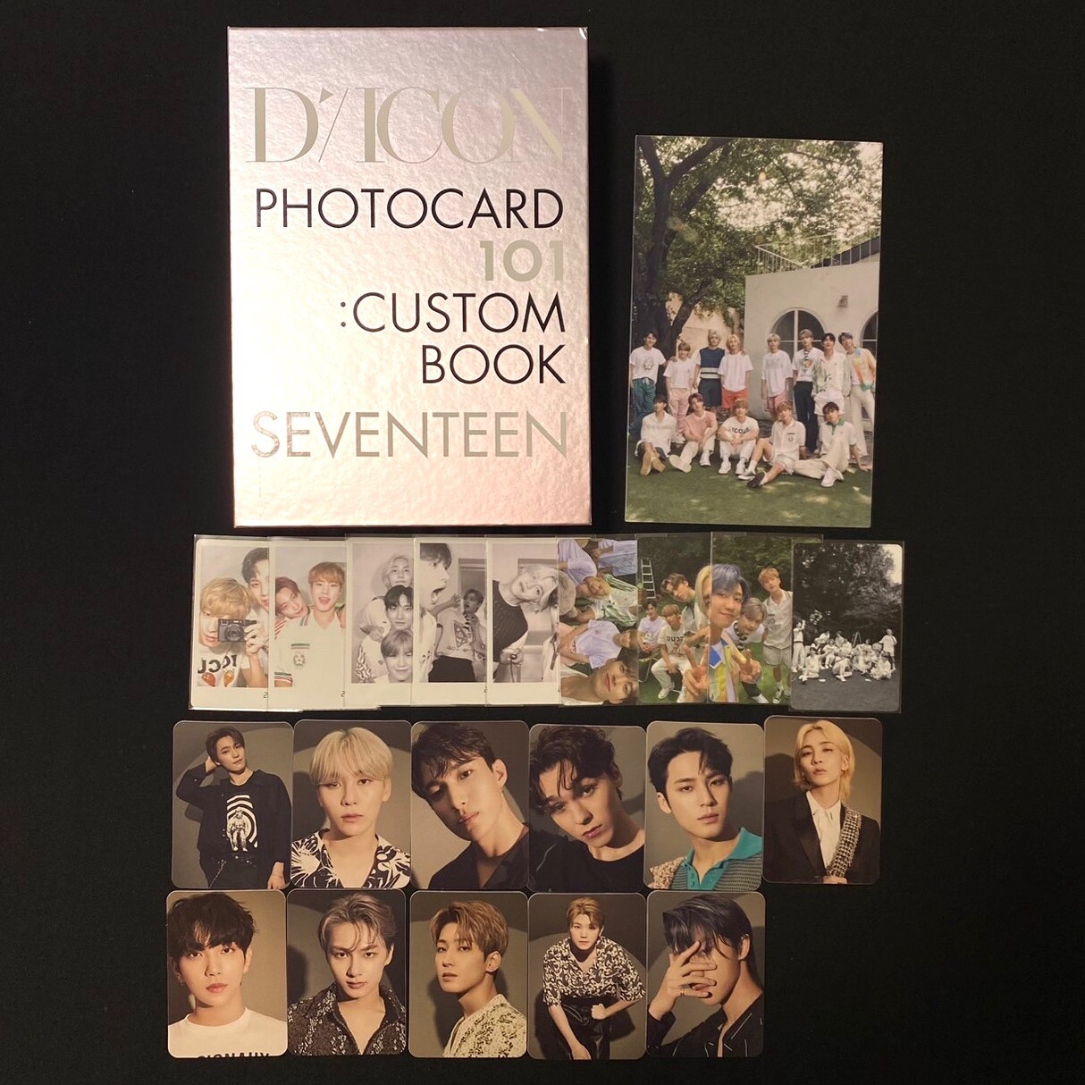 SEVENTEEN dicon photo card custom book 101 + 20 Photo cards