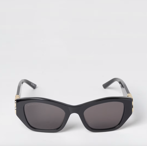 BALENCIAGA BALENCIAGA BB0311SK-001 BLACK BLACK GREY SUNGLASSES