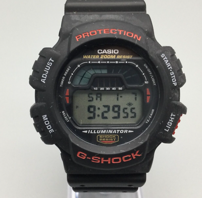 Casio G-Shock Digital Watch Men Black 1548 DW-8700 Timer 200M New Battery