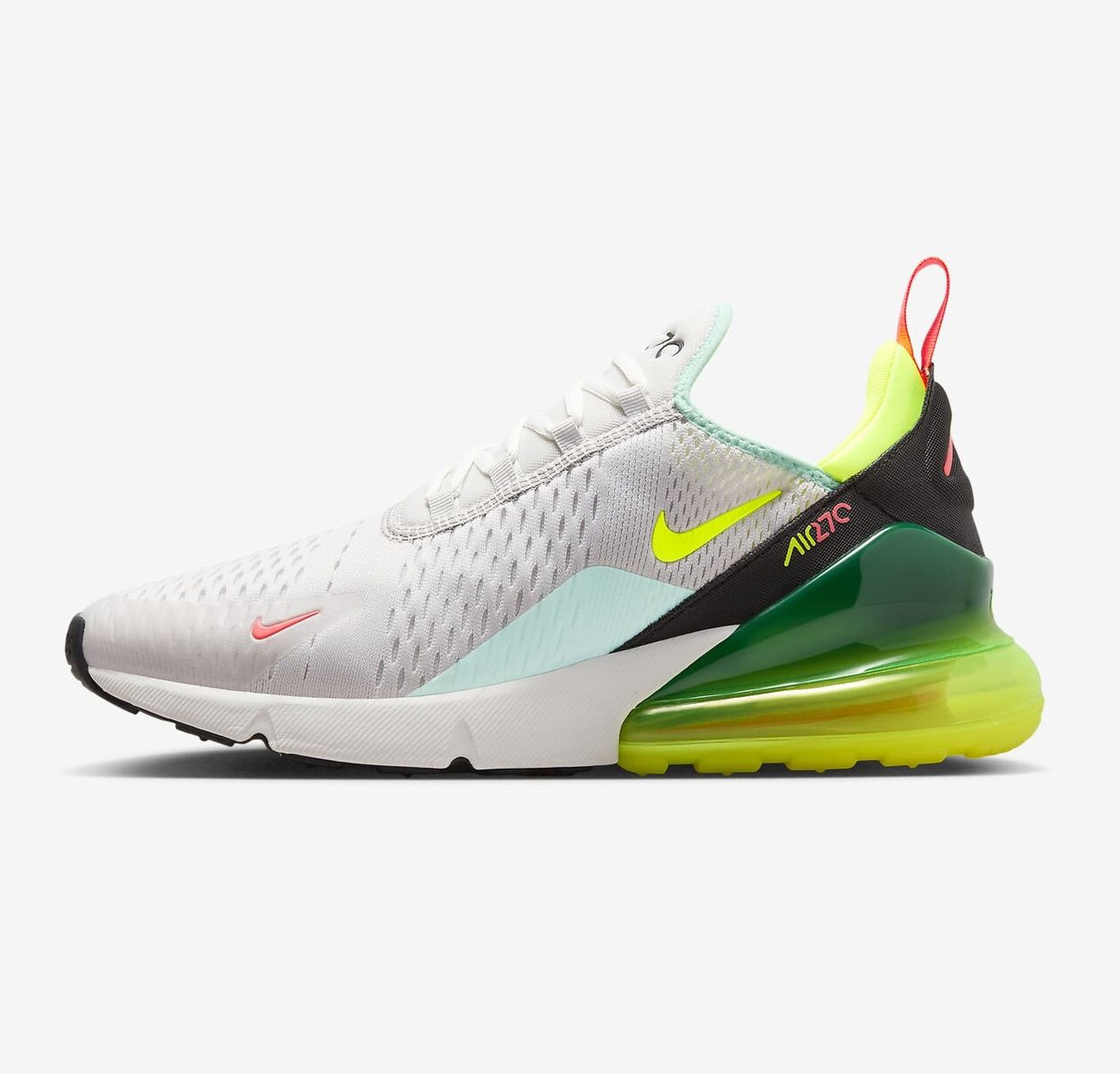 Мужские кроссовки Nike Air Max 270 Vast Grey Volt Hot Lava Black FZ4132-001 sz 12