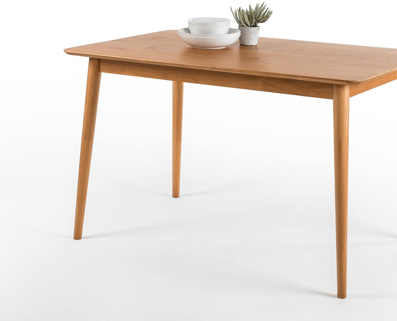 ZINUS Jen 47 Inch Wood Dining Table / Solid Wood Kitchen Tab