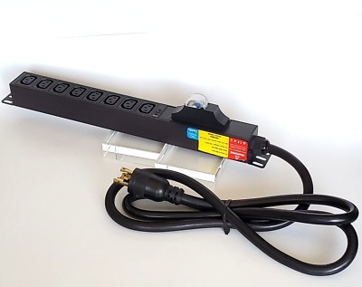 PDU-IEC 100-250V 30A / 24A power distribution unit PDU for cabinet 8 receptacles