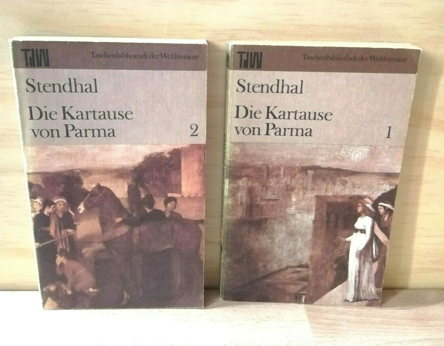 Stendhal: Die Kartause von Parma (2 Bände) - TdW Aufbau-Verlag 1983