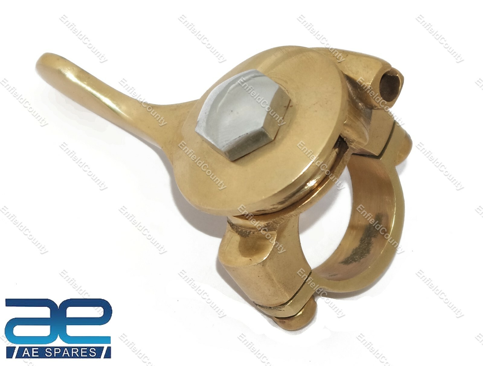 Air Choke Mag Lever Brass LH Side 1" Handlebar For NORTON BSA TRIUMPH AJS 