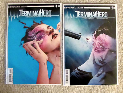 Terminal Hero issues 1 2 Dynamite Comics 1st Print Peter Milligan 