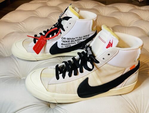 Nike Off White Blazer Mid The Ten, Size 10.5 | eBay Nike Off White Blazer Mid The Ten, Size 10.5 | eBay