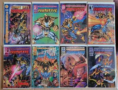 Prototype 1 2 3 4 5 6 7 and Giant-Size Prototype 1 from Malibu Comics