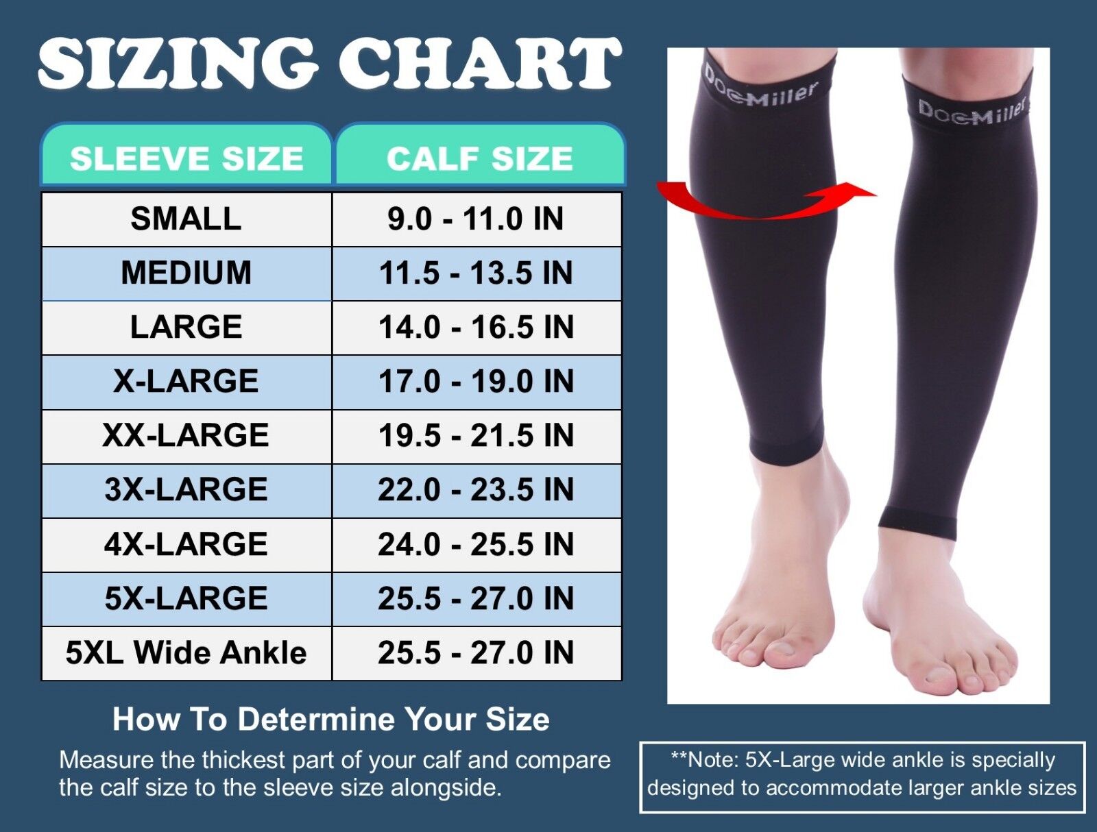 Evonation Size Chart