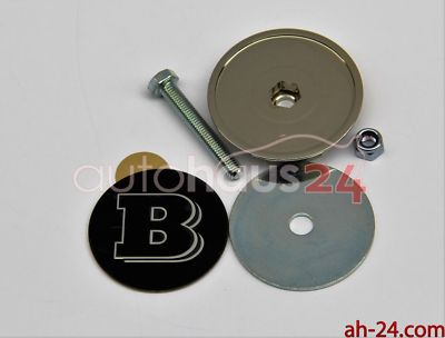 NEW** 2014-2021 MERCEDES S CLASS W222 BRABUS  BADGE EMBLEM ORIGINAL HOOD 38.3mm