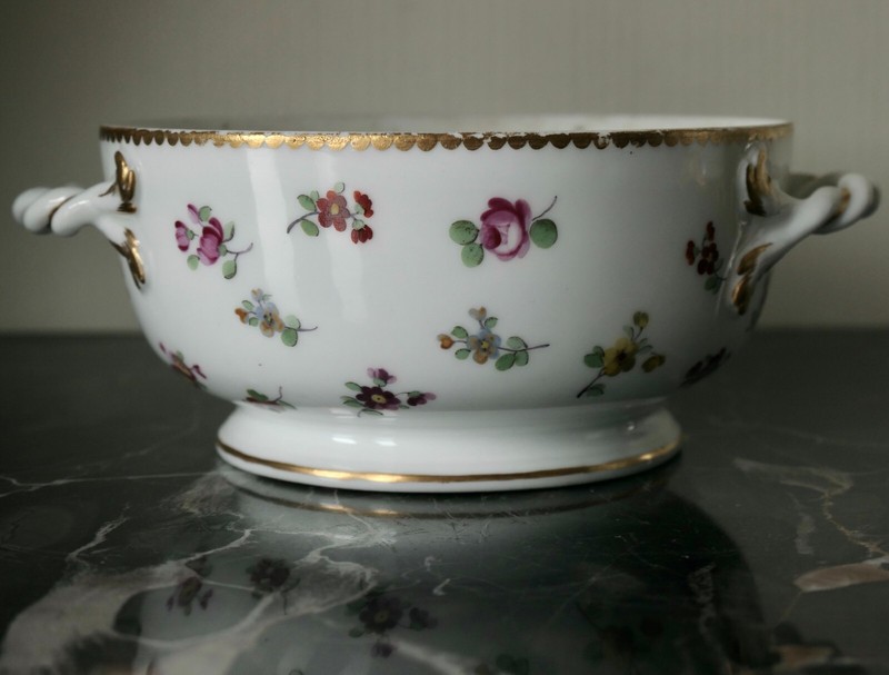 Bouillon En Porcelaine De LocrÃ©, Vieux Paris, Ã©Poque Louis Xvi, Fin 18Ã¨Me SiÃ¨Cle